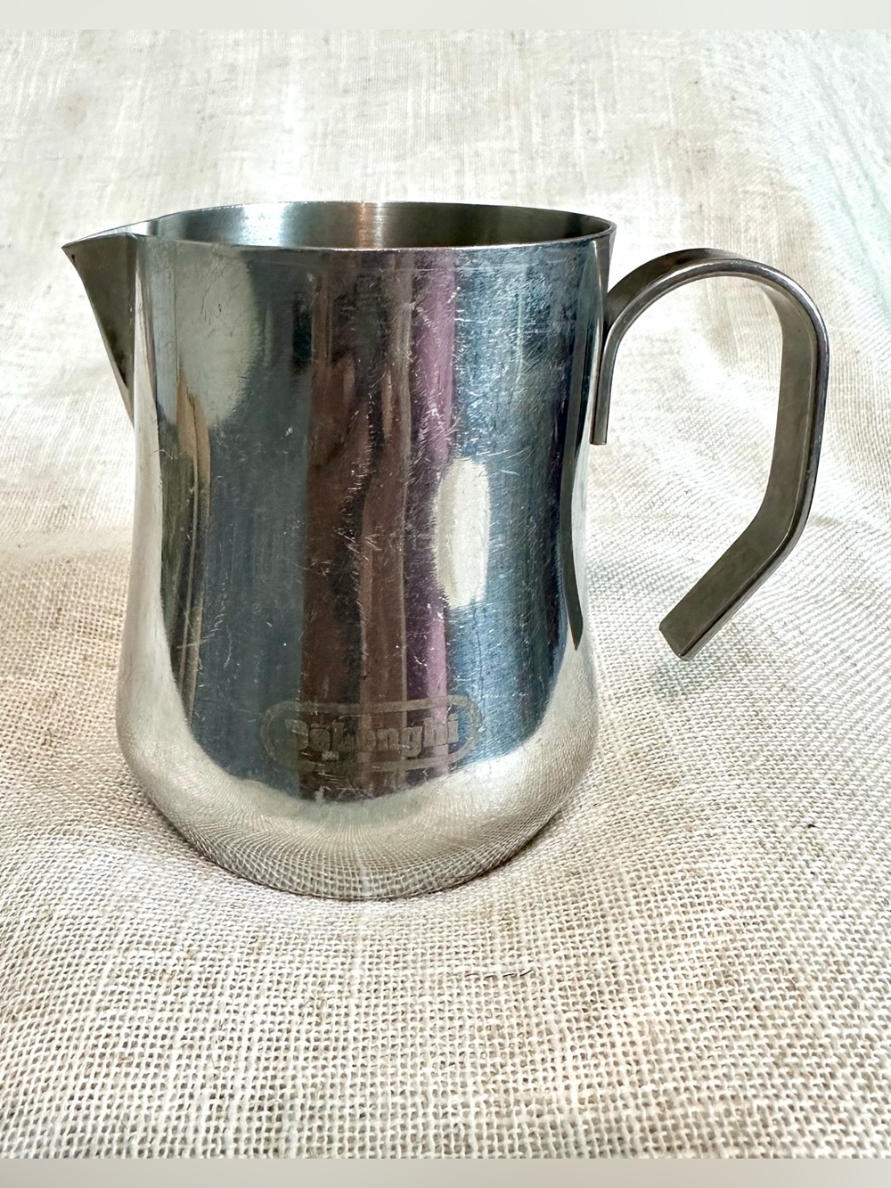 De'Longhi Made in Italy 18/10 Stainless Steel Milk Frothing Pitcher 12 oz